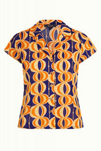 Load image into Gallery viewer, King Louie Daisy Blouse Bambata Deep Blue

