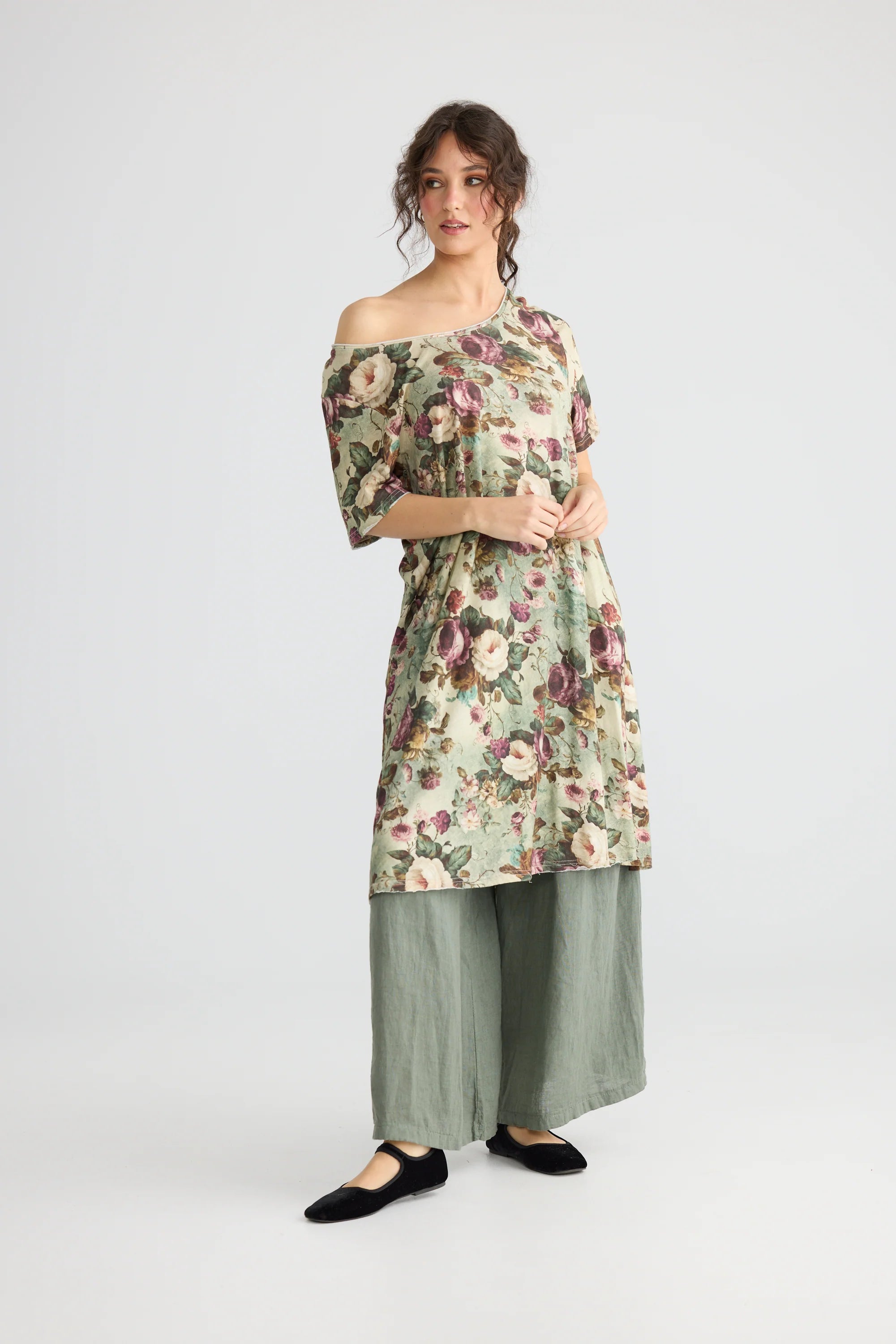Miss Rose Sister Violet Bloomsbury Dress Vintage Rose Floral