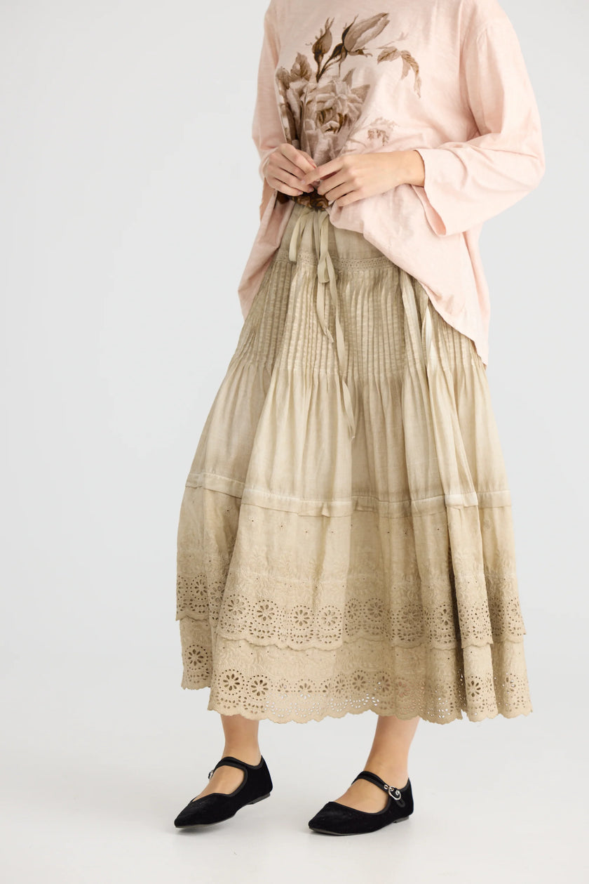 Miss Rose Sister Violet A Date With Mabel Skirt Cream