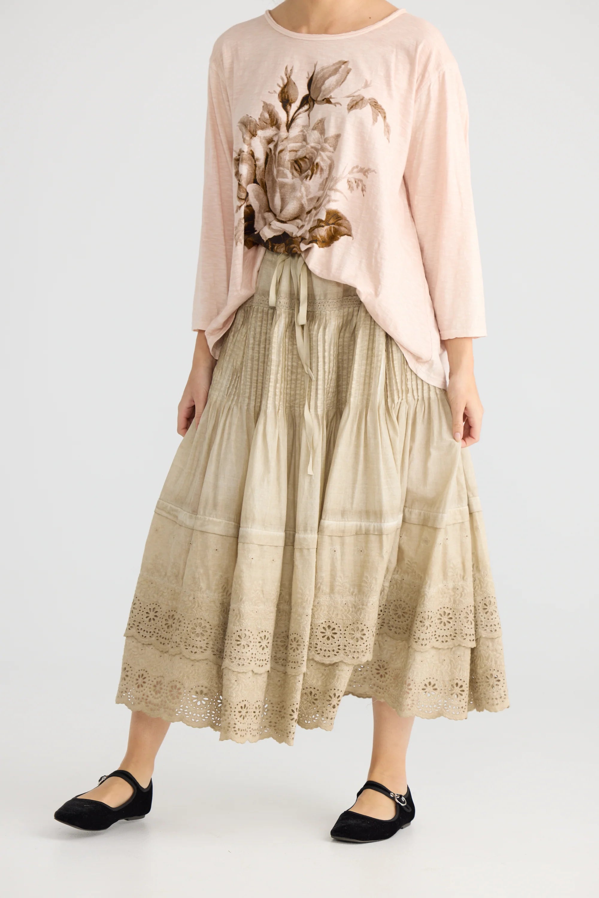 Miss Rose Sister Violet A Date With Mabel Skirt Cream