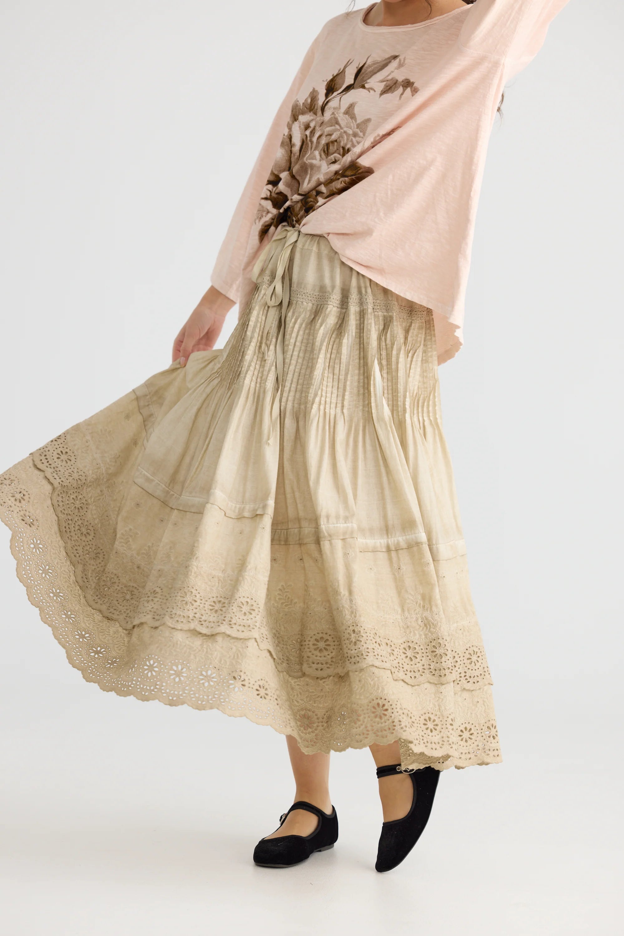 Miss Rose Sister Violet A Date With Mabel Skirt Cream