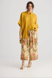 Miss Rose Sister Violet Teddie Linen Shirt Sunflower