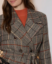 Load image into Gallery viewer, Surkana Maco Check Coat Camel
