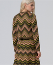 Surkana Niux Zig Zag Jacket Green Lurex