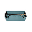 Fox and Leo Slimline Leather Glasses Case Teal