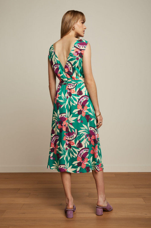 King Louie Ellie Dress Aqua Green