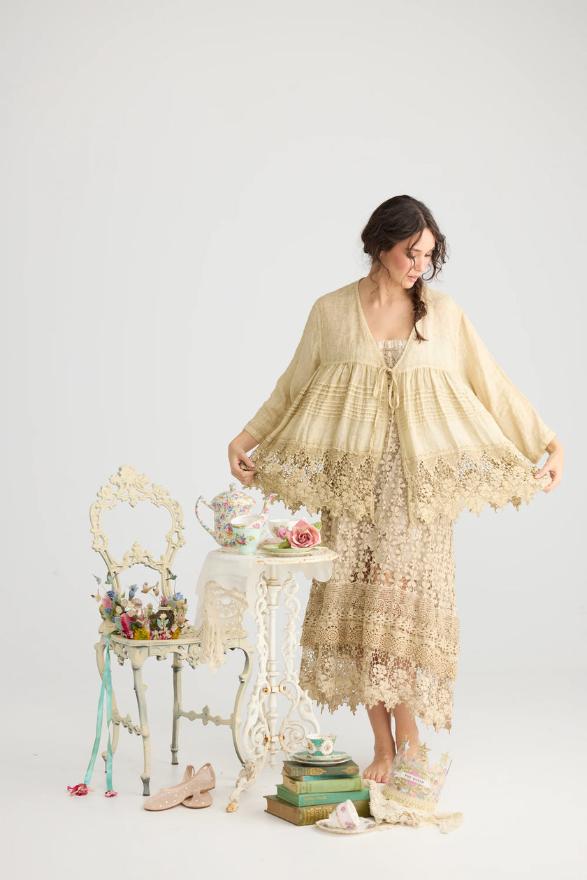 Miss Rose Sister Violet Miss Frangipani Shirt Cream