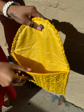 Load image into Gallery viewer, Free Spirit Australia Woven Clutch Lemon
