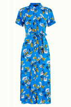 Load image into Gallery viewer, King Louie Olive Midi Dress Madeira Blue
