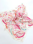 Angels Whisper Camile Patterned Bandana Scarf Pink
