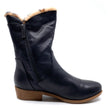 Django & Juliette Rudo New Black Leather Ocelot Fur