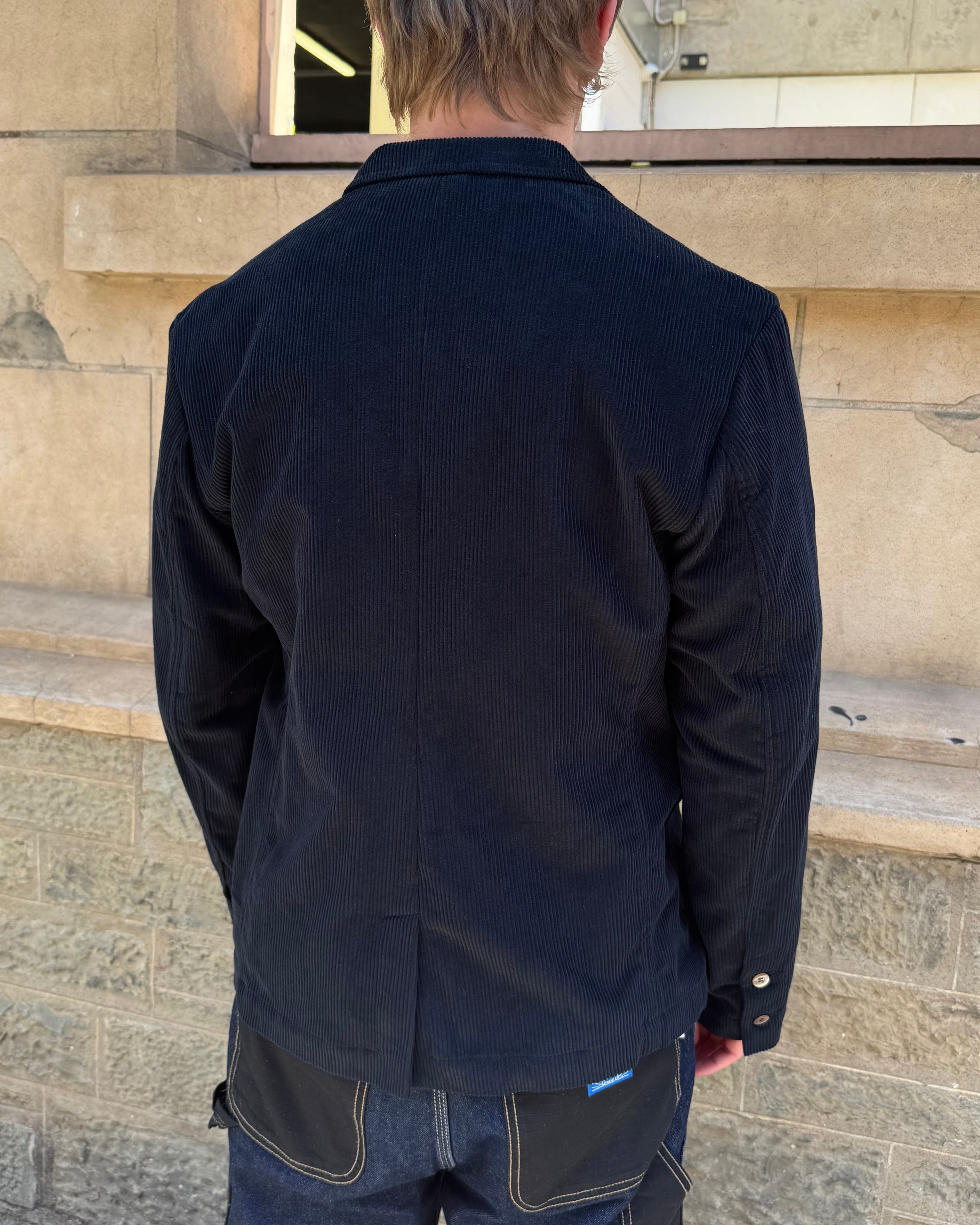 Milkman Corduroy Jacket Black Pie