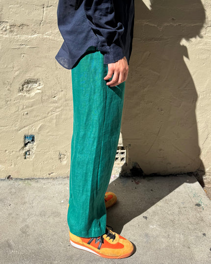 Milkman Linen Pant Green