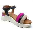 Alfie & Evie Batman Khaki/Nude/Hot Pink Mesh
