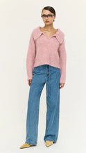 Load image into Gallery viewer, Staple The Label Cleo Polo Jumper Pink Marle
