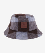 Load image into Gallery viewer, Swanndri Kaimai Wool Bucket Hat Walker Check
