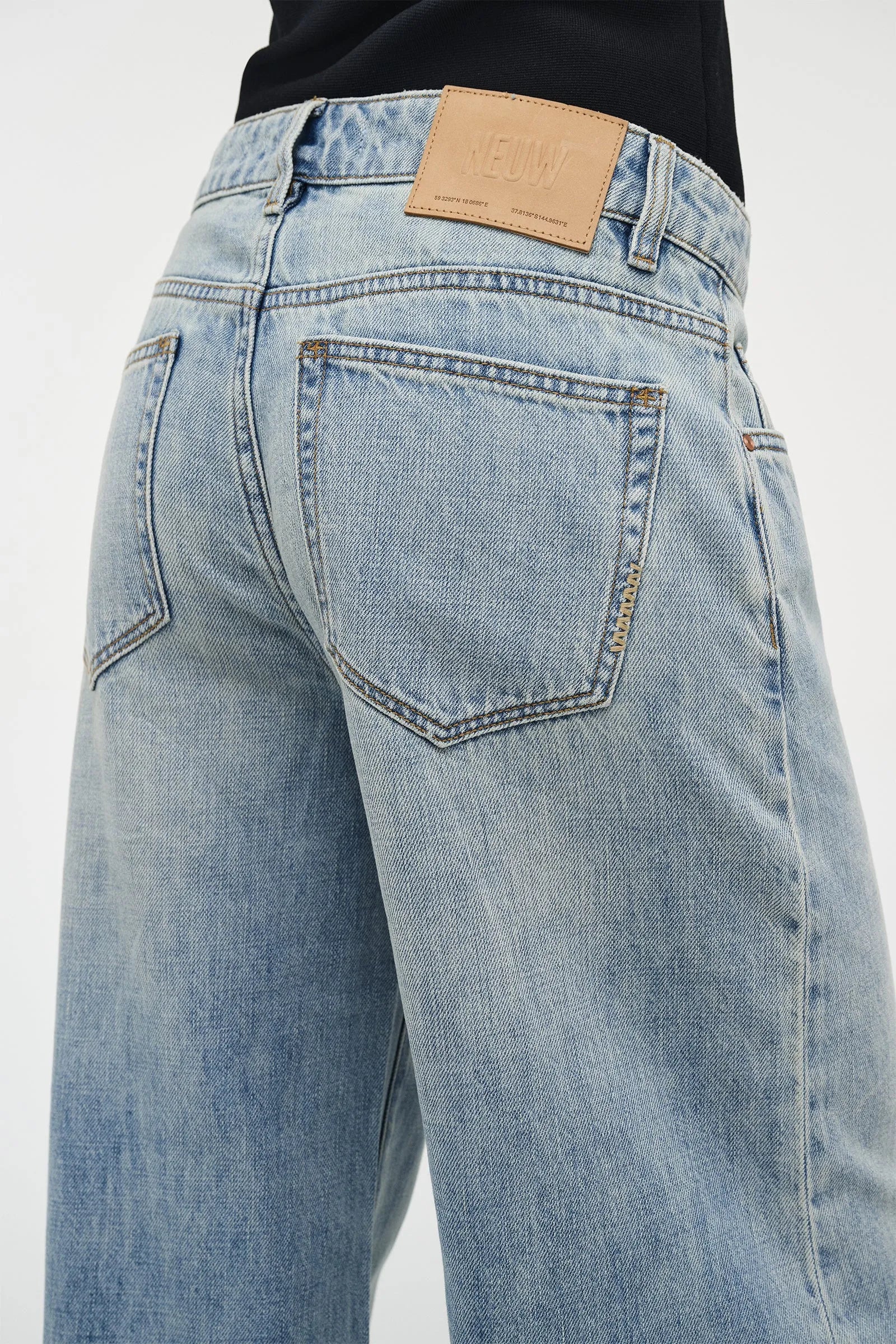 Neuw Denim Milla Wide Capsule Jeans Mid Vintage Indigo