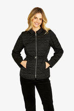 Load image into Gallery viewer, Pingpong Pippa Quilted Puffer Jacket Black
