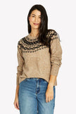 Jump Jacquard Pullover Camel