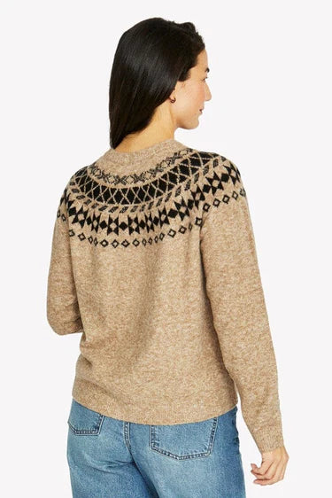 Jump Jacquard Pullover Camel