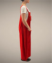 Tibet House AS41 Thick Cotton 3 Pocket Overalls Red