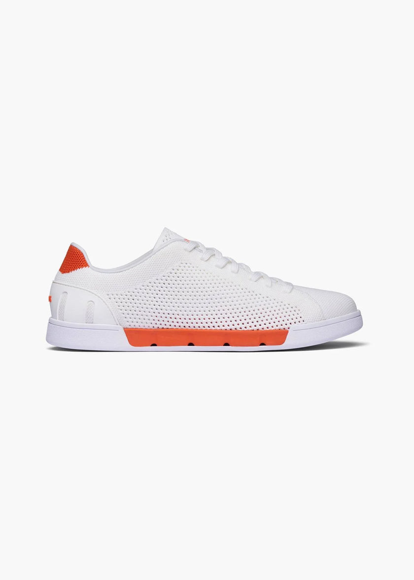Swims Breeze Tennis Knit White/Orange
