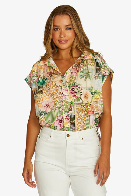Jump Resort Roses Top Multi