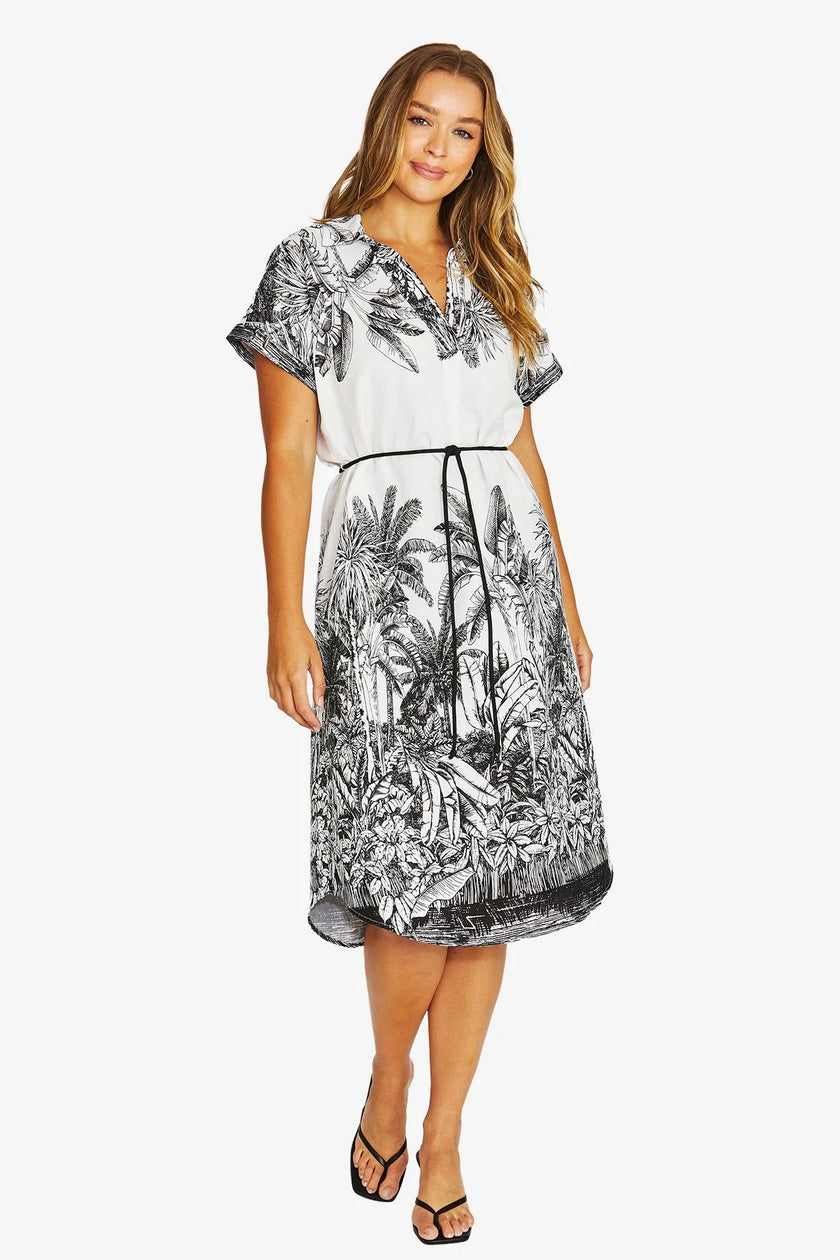 Jump Bahamas Dress Ivory/Black