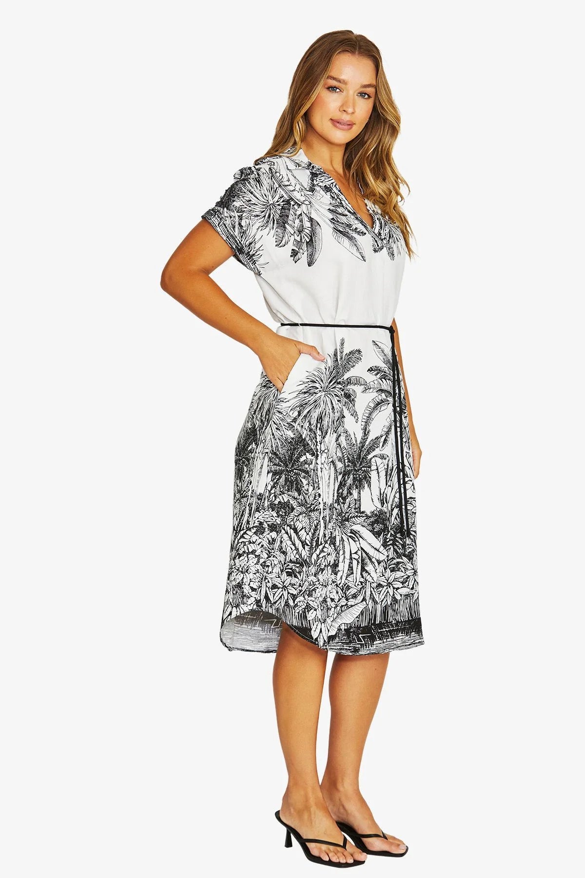 Jump Bahamas Dress Ivory/Black