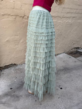 Load image into Gallery viewer, Trio Rouge Beth Tulle Skirt Mint
