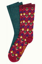 Load image into Gallery viewer, King Louie Socks 2 Pack Ollie Red

