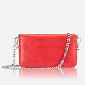 Jekyll and Hide Seville Chain Purse Cherry