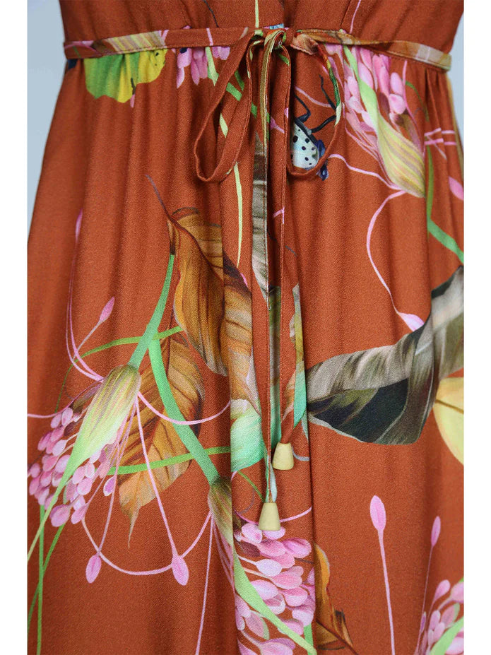 Benta Studio Longo Dress Insectos