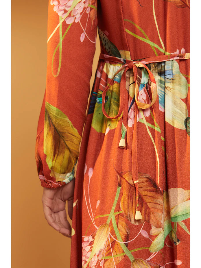 Benta Studio Longo Dress Insectos