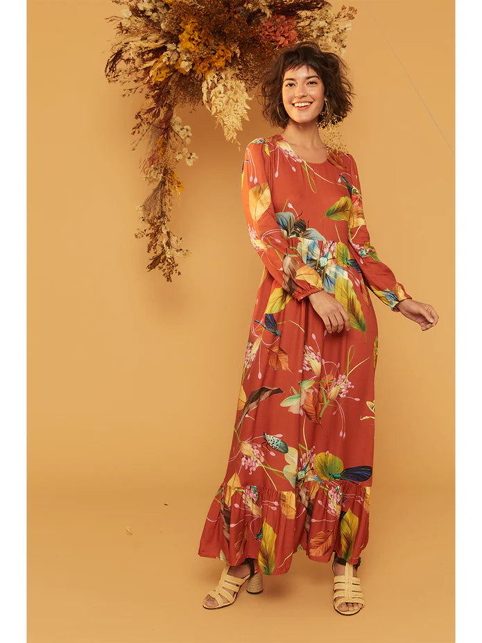 Benta Studio Longo Dress Insectos