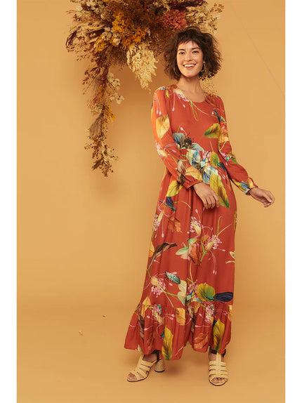 Benta Studio Longo Dress Insectos