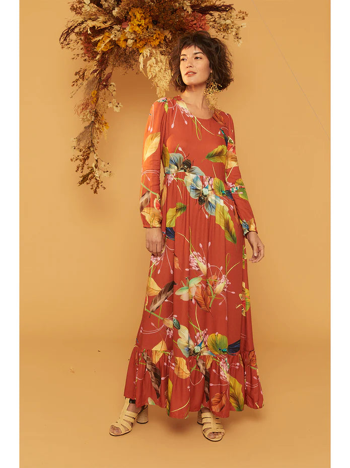 Benta Studio Longo Dress Insectos