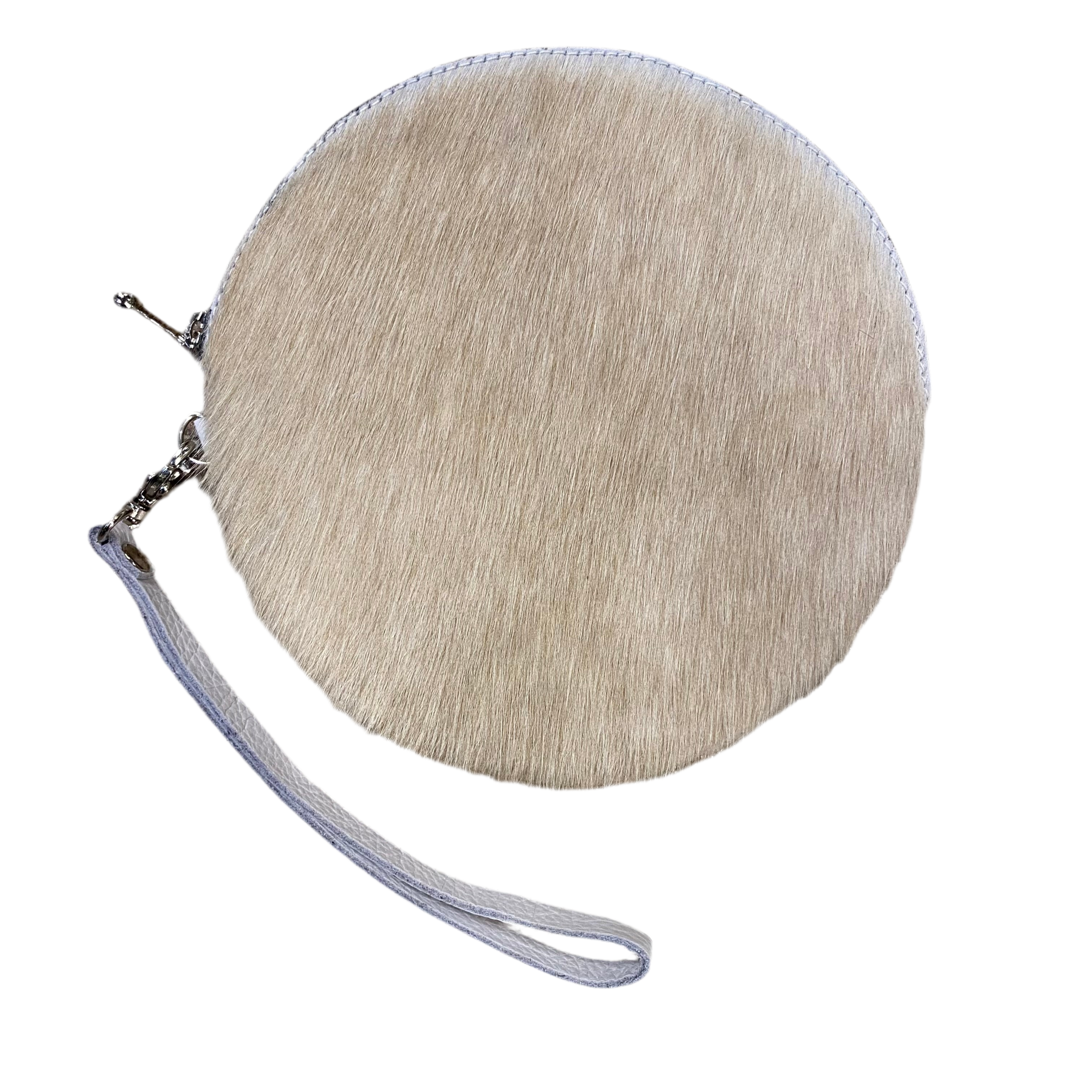 Miss Margie Odessa Clutch Beige Cowhide