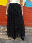 Trio Rouge Beth Tulle Skirt Black