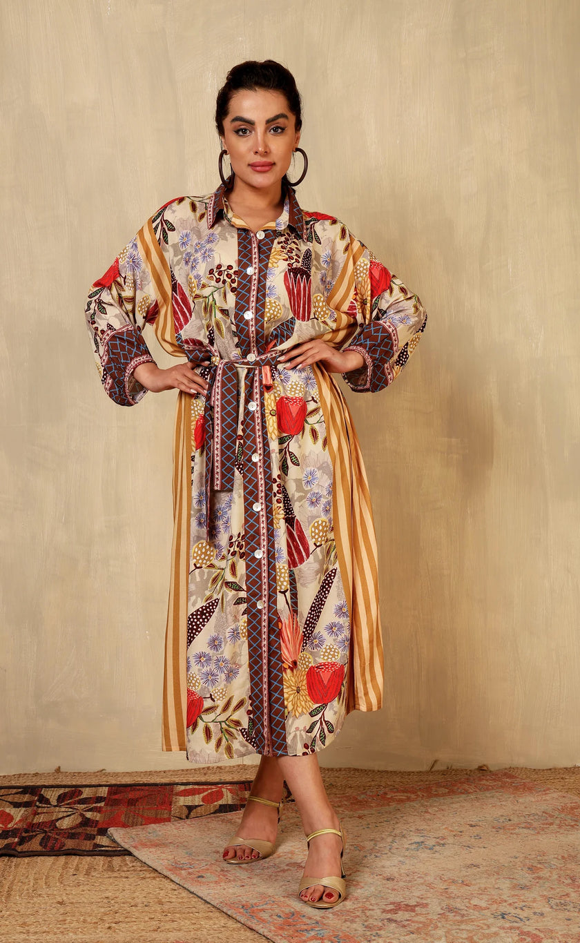 Anannasa Stella Shirt Dress