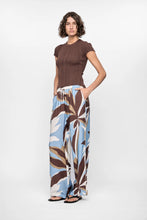 Load image into Gallery viewer, Staple The Label Maya Ribbed Knit Tee Espresso
