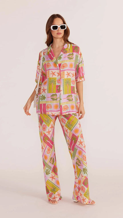 MINKPINK Under The Sea Bias Cut Pant Under The Sea