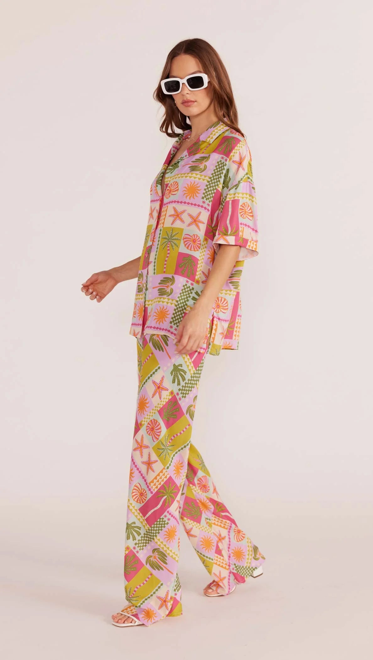 MINKPINK Under The Sea Bias Cut Pant Under The Sea
