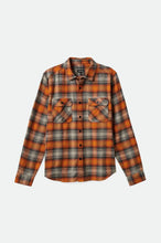 Load image into Gallery viewer, Brixton Bowery Lightweight Ultra Soft Flannel Terracotta/Black
