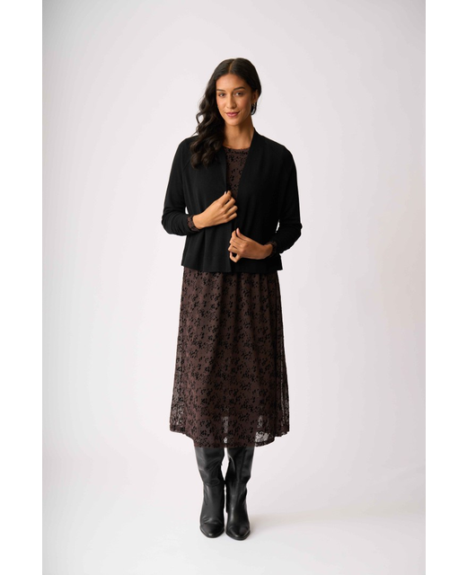 FOIL High Tied Cardi Black