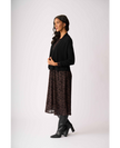 FOIL High Tied Cardi Black