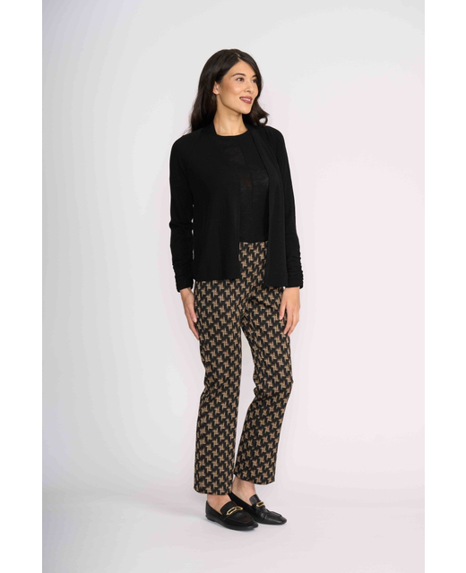 FOIL High Tied Cardi Black