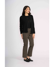 Load image into Gallery viewer, FOIL High Tied Cardi Black
