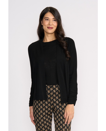 FOIL High Tied Cardi Black