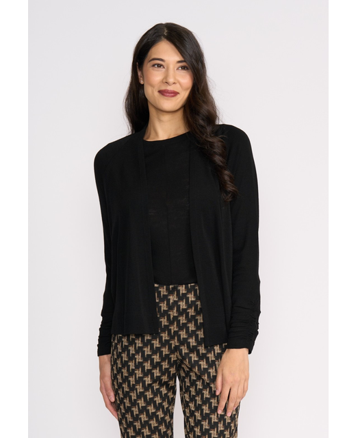 FOIL High Tied Cardi Black